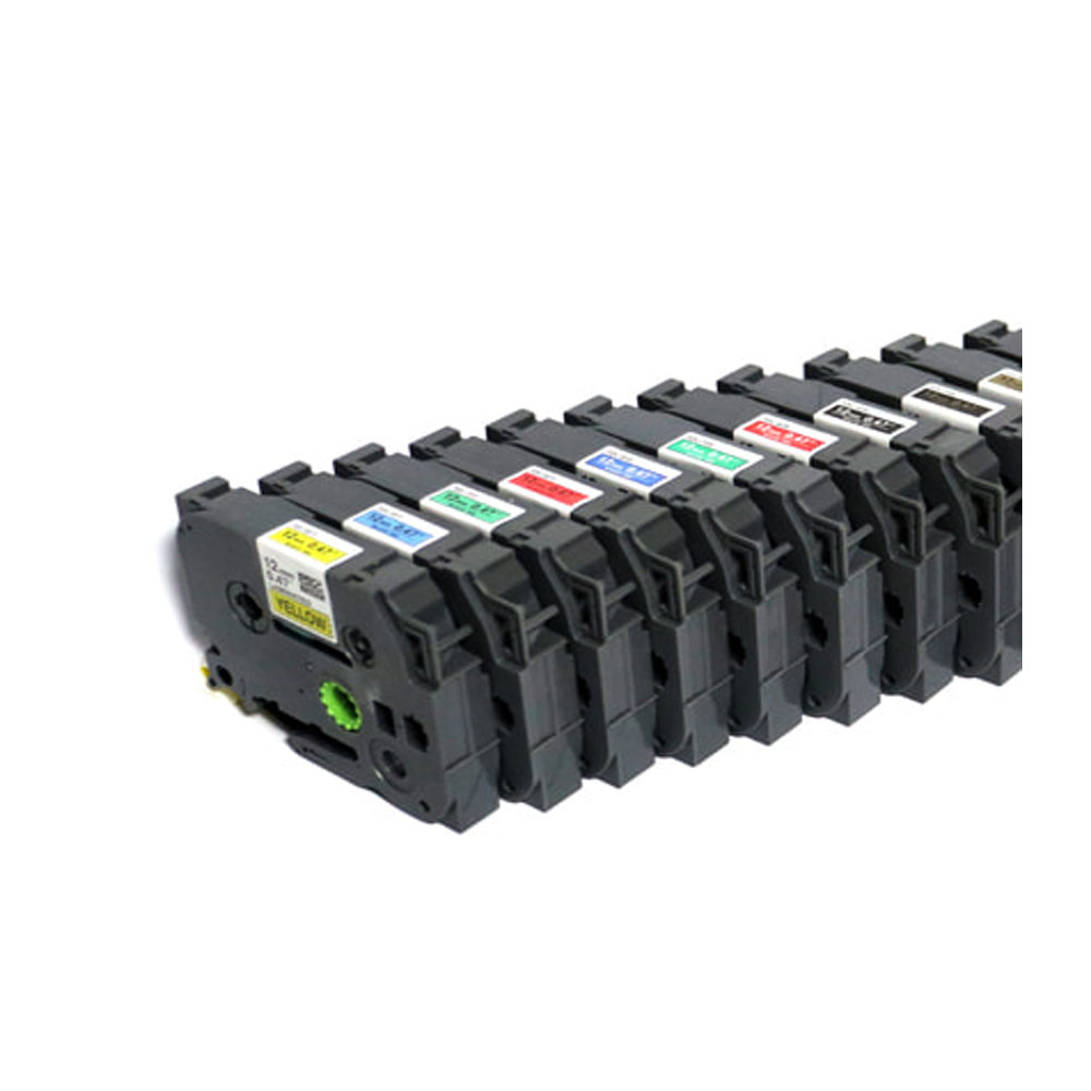 [비정품브라더호환] 라벨테이프 라벨테잎 라벨터치 라벨기테이프 라벨프린터 카트리지 테이프 6mm 9mm 12mm 18mm 24mm 36mm 브라더호환라벨테이프 7,000원