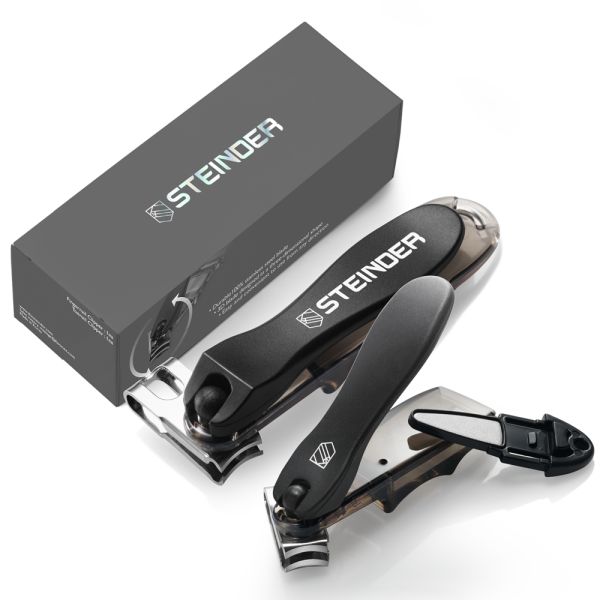 슈테인더 360도 회전날 손톱깎이 2종 세트 1개 블랙 유x브 화제의 아이템 국내 품절 대란 제품 27,800원