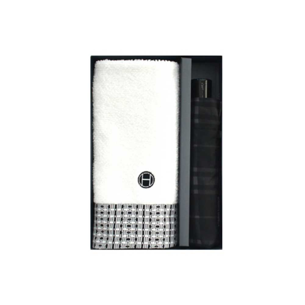 송월타올 조문 칠순 고희 환갑 행사 답례품 3단 뉴모던체크 우산 호텔컬렉션 톤40 수건 타월 선물세트, 색상 배송메세지표기, 40세트 780,000원