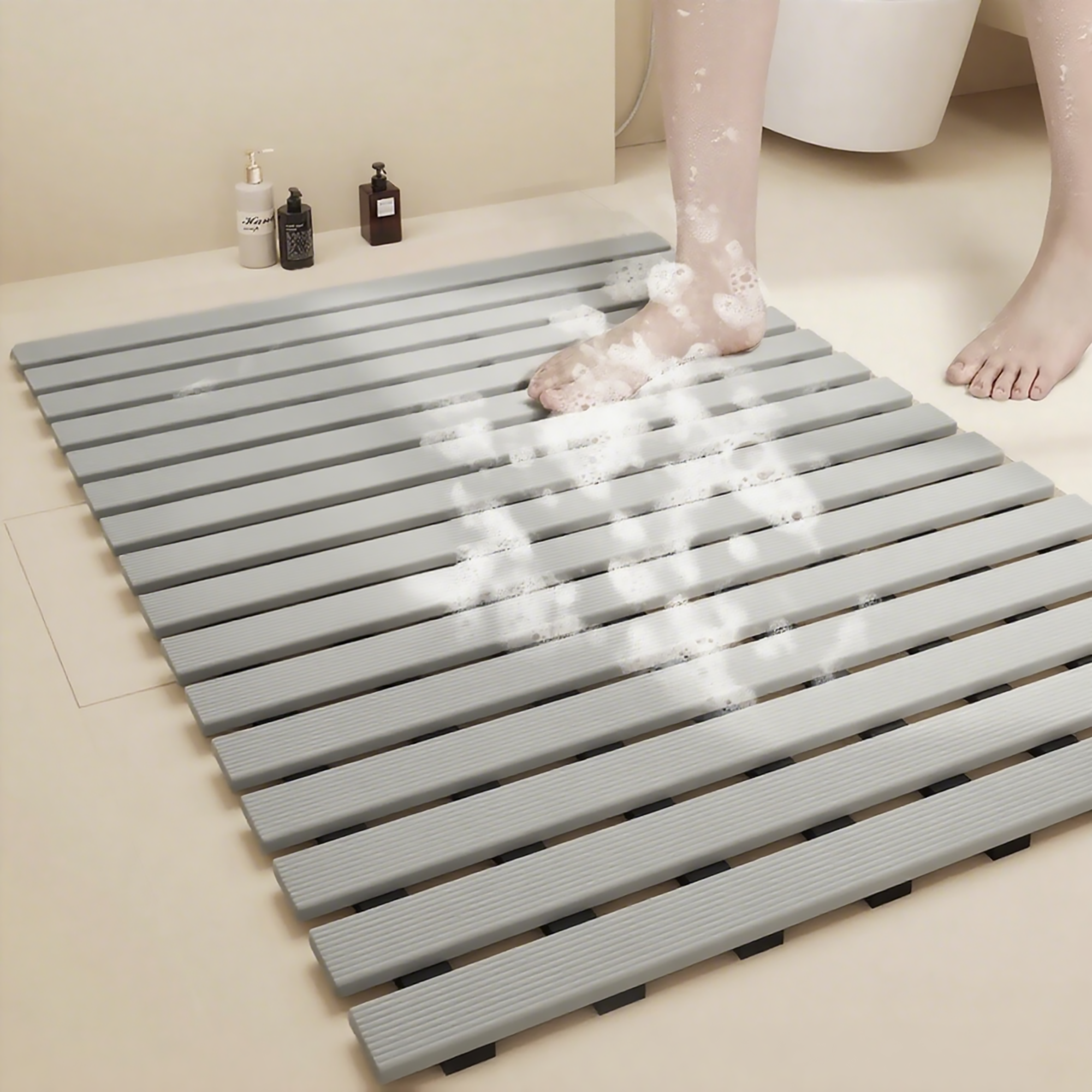 파센 미끄럼방지매트 욕실매트 베란다매트 항균 물빠짐, 1개, 그레이 69,900원