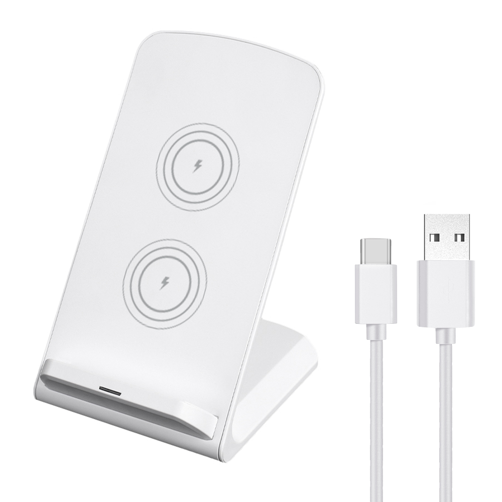 홈플래닛 광폭 듀얼코일 PD15W 무선고속충전 탁상용 거치대 + C타입 케이블 8,490원