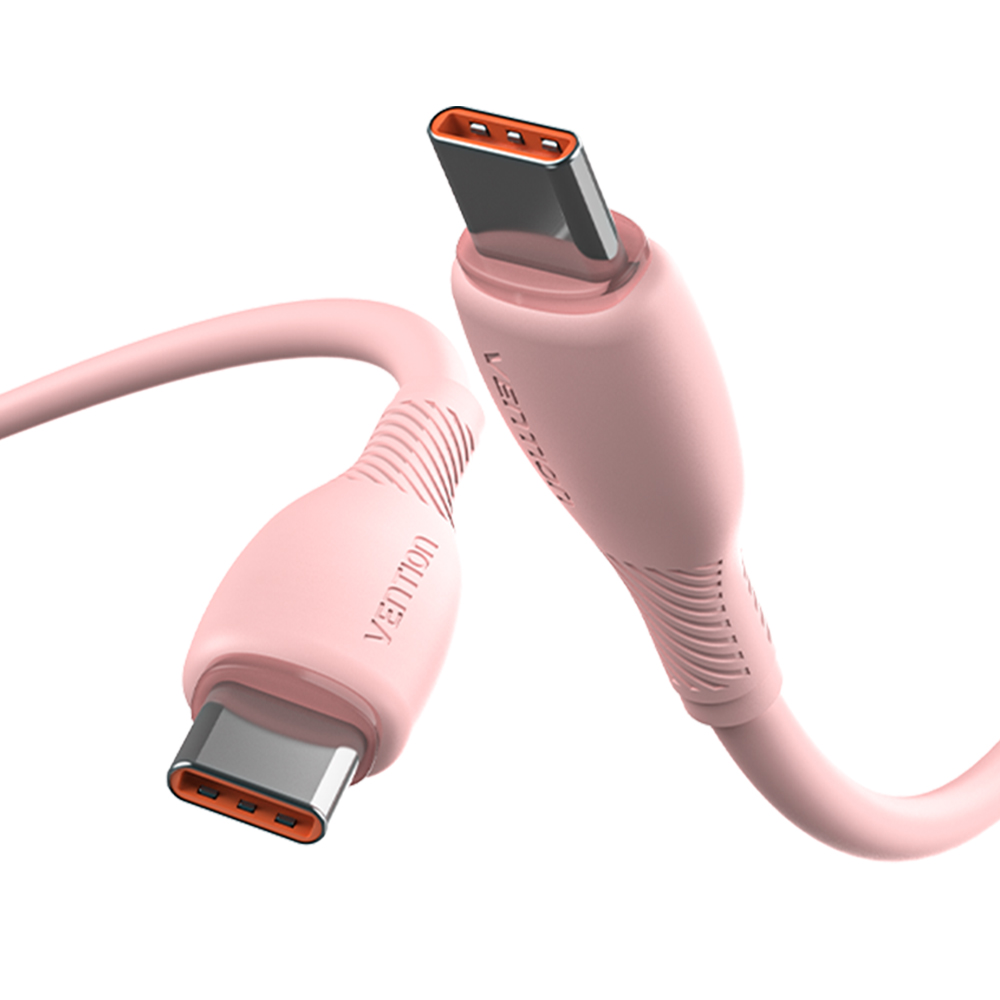벤션 파스텔 100W PD C to C타입 고속충전케이블, 1개, 핑크, 2m 9,900원