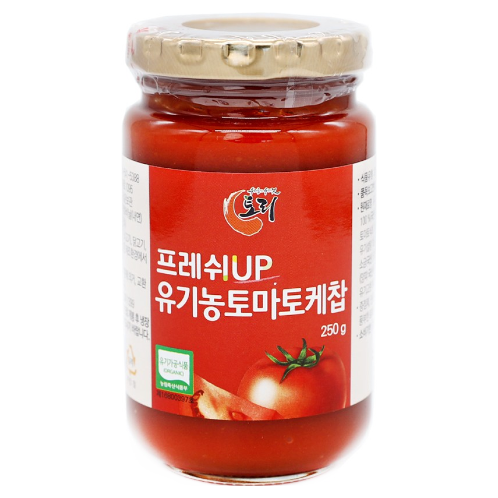삿갓유통 유기농 토마토로 만든 토리식품 국산 토마토케찹, 1병, 1개, 250ml 7,990원