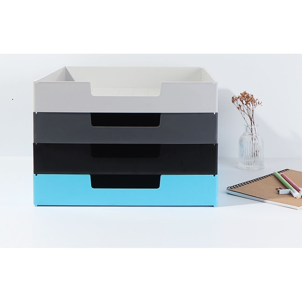 유아이원 학교 학원 유치원 어린이집 교구 사무실 회사 서류 문서 책상 정리 멀티 트레이 1박스, 라이트그레이(20개) 176,000원