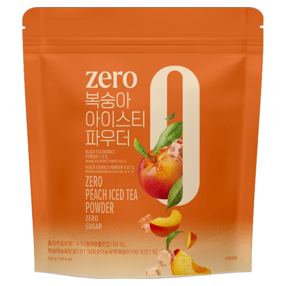 네이쳐티 zero 복숭아아이스티 파우더, 500g, 1개입, 1개 9,500원
