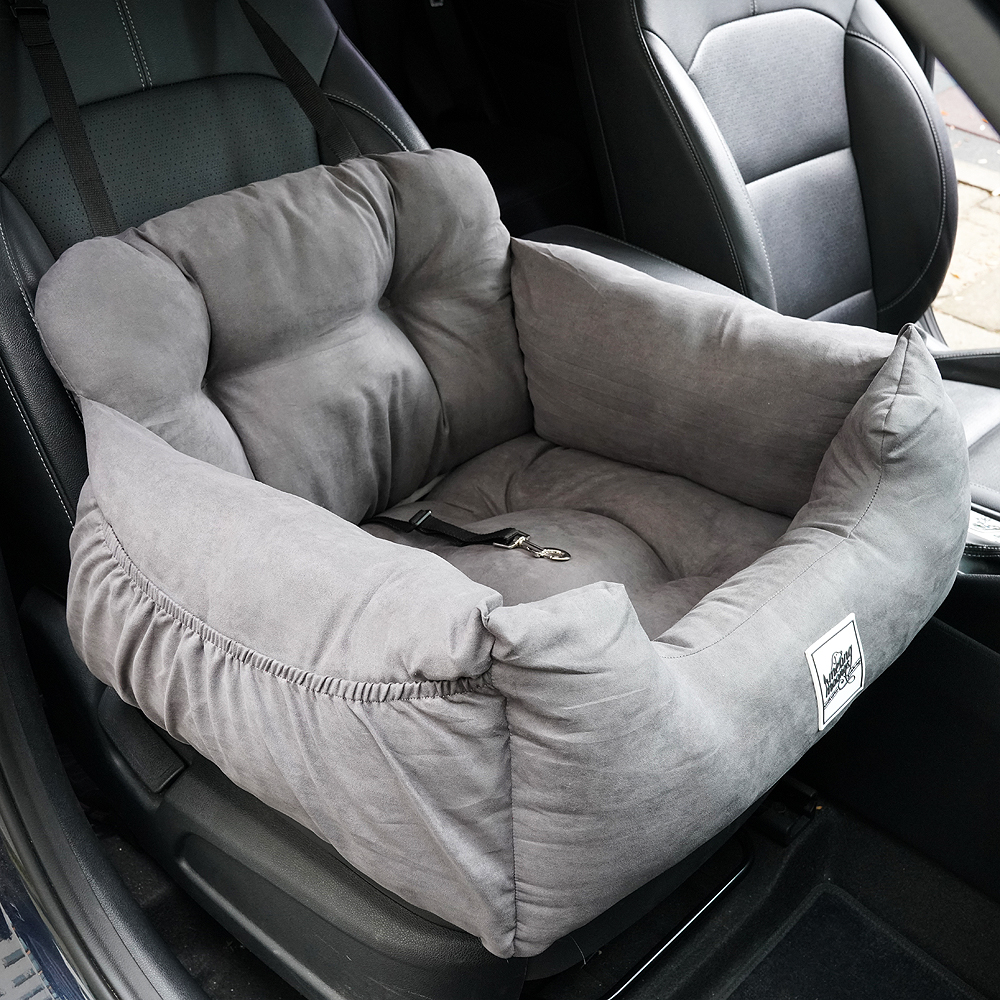 멍뭉스 쿠션형 애견 카시트, 차콜그레이, 1개 36,500원