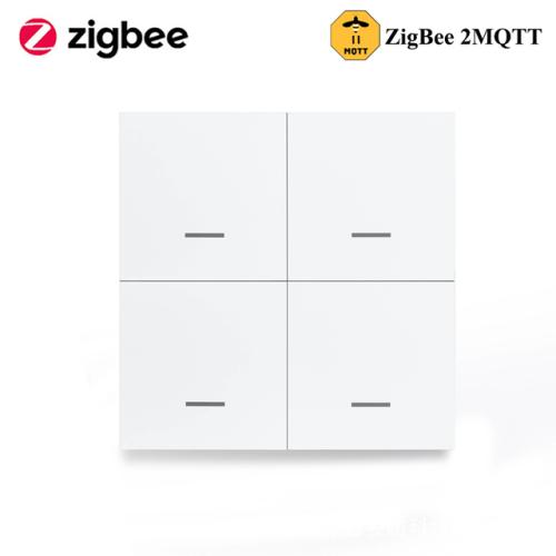 Tuya ZigBee 스마트 씬 스위치 푸시 단추 스마트 라이프 컨트롤러 4 갱 12 씬 스위치 2MQTT 및 ZigBee 게이트웨이 작동 17,370원