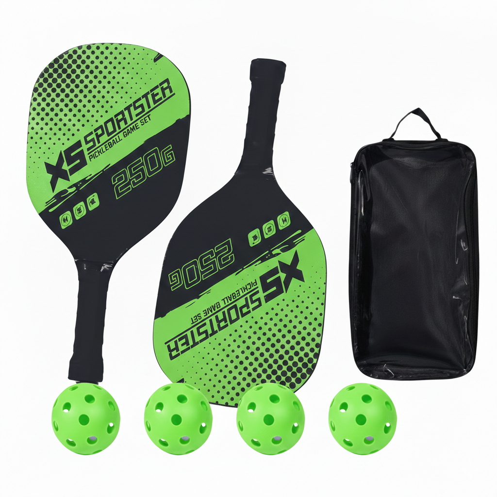 오브닛 [풀구성] 피클볼 입문용 2인 세트 패들 라켓 2P + 공 4P + 전용 가방 15,800원