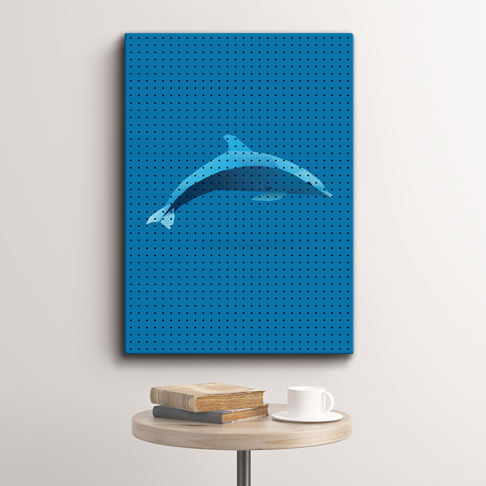 타공판닷컴 폴리아트 돌핀 인테리어용품 UV프린팅타공판 800 x 1500 mm 115,420원