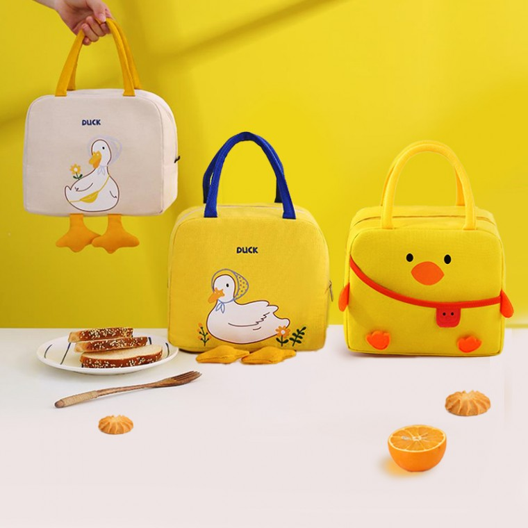 리니데이  오리가방 병아리가방 캐릭터 도시락가방 캠핑 보온보냉 이유식가방 7,800원