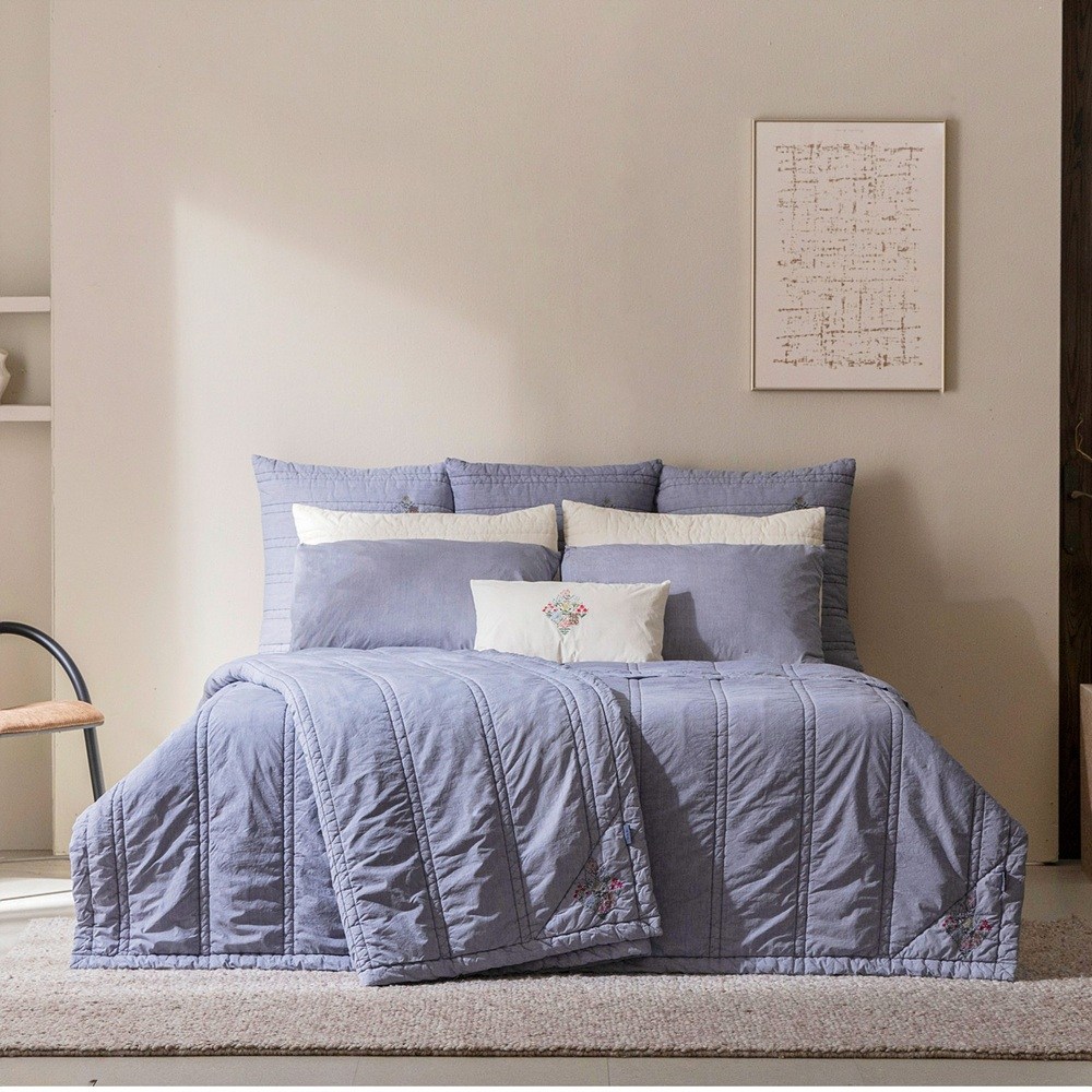 [공식판매처] 박술녀 한울 도톰양모 순면 이불+베개커버 / 슈퍼싱글 퀸 킹 슈퍼킹 / 국내생산 / 빠른배송 / 선물추천 / 선착순특가 209,000원