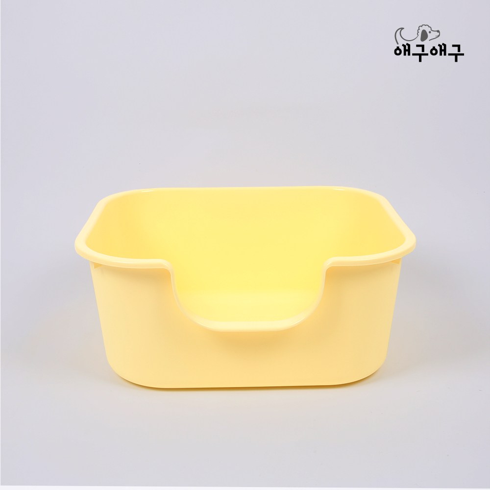 애구애구 고양이 화장실 대형 평판형 파스텔화장실, 1. 옐로우, 1개 15,500원