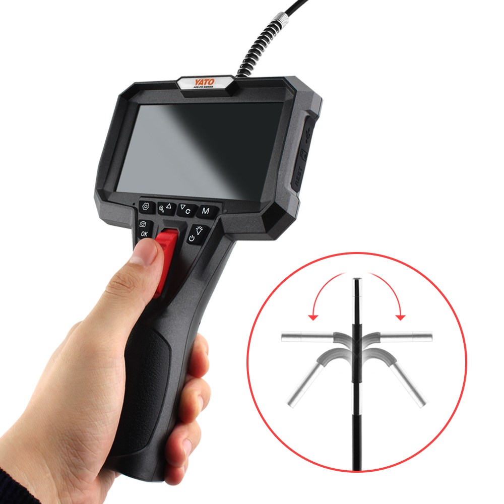 야토 산업용 내시경카메라 2M 360도 회전용 초고화질 하수구 수도관 배관 누수 탐지 YT-AES-PR 425,000원