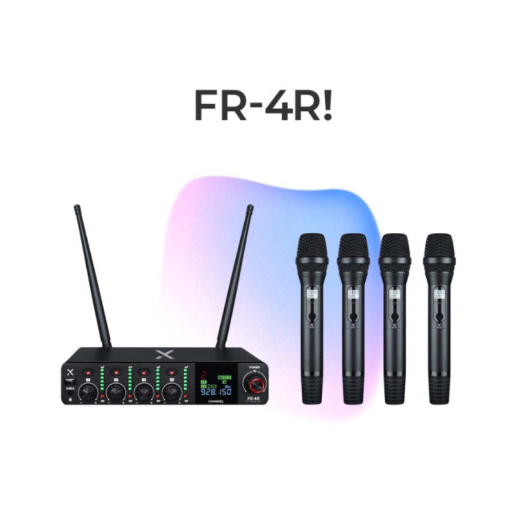 MYFIX FR-4R 4체널고급 마이픽스 무선마이크(야외 전기없이사용가능) 590,000원
