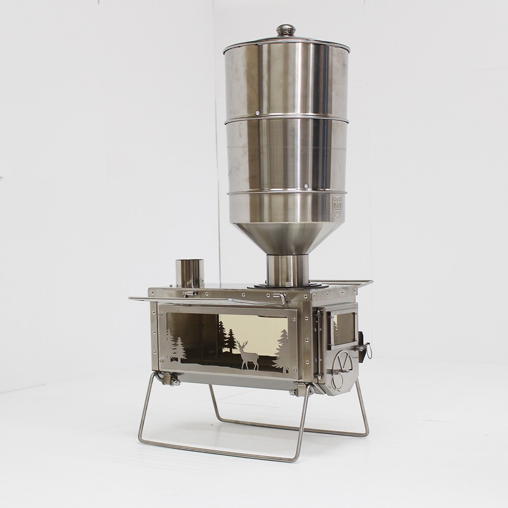 다잡 캠핑 화목난로 듀얼스토브 펠렛난로 펠릿 캠핑용 불멍 379,000원