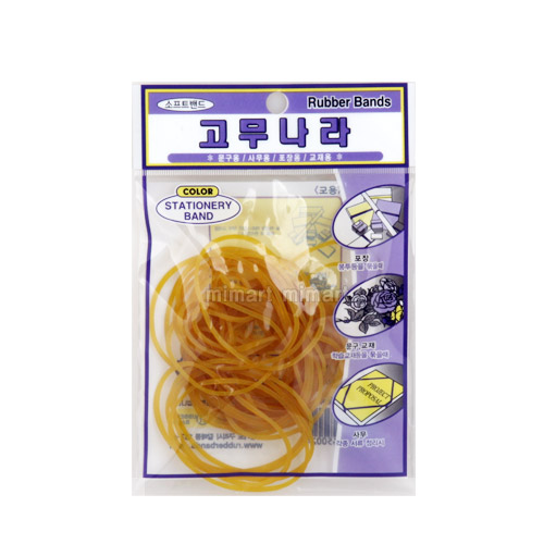 고무나라 고무줄,미용실고무줄,파마고무줄, 단일색상, 1개 490원