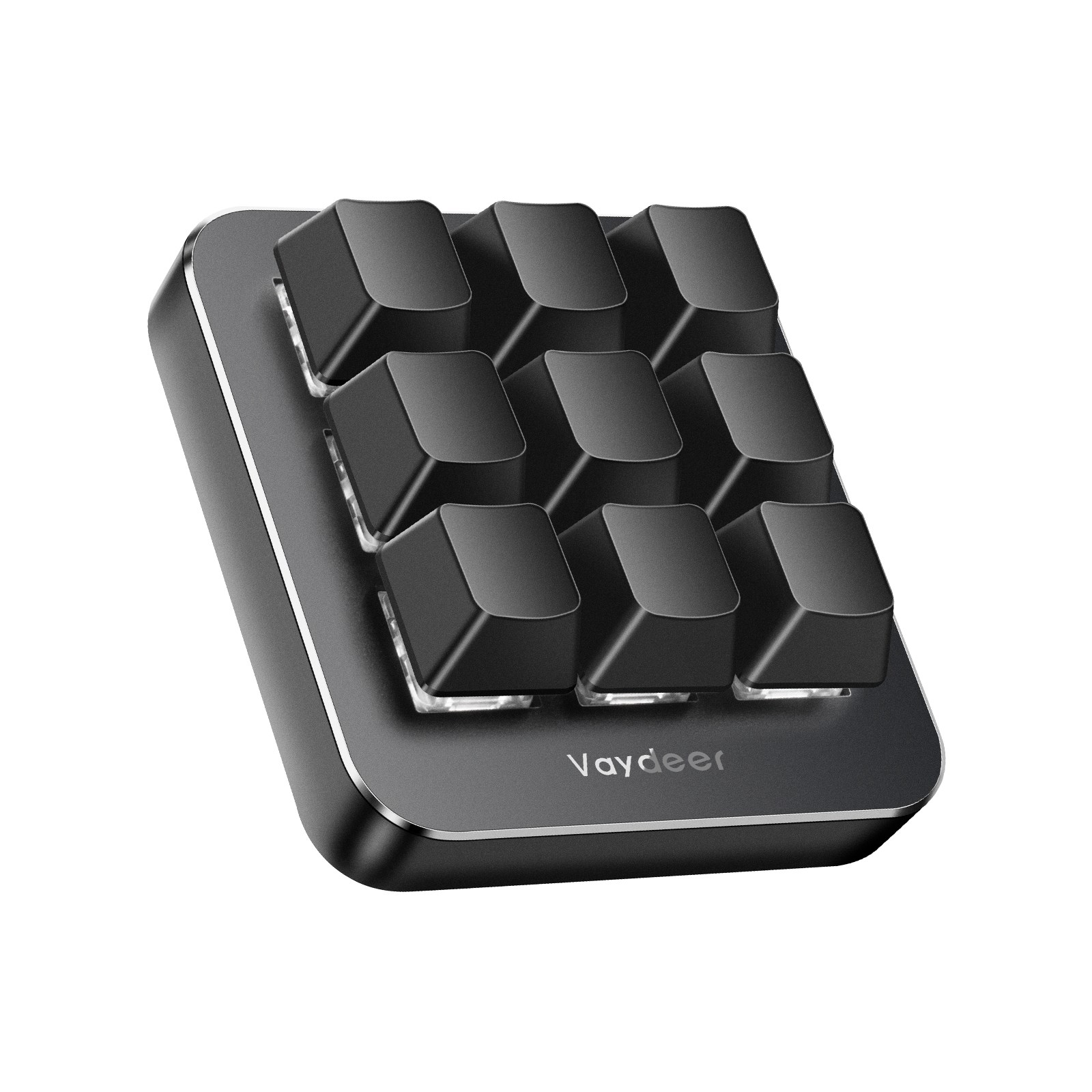 Vaydeer 한 손용 기계식 키보드 지원 NKRO, 핫키, 한 번의 클릭으로 시작, 9개의 완전히 프로그래밍 가능한 키와 플로팅 윈도우 및 매크로 다기능 키패드 iOS, Win 45,300원