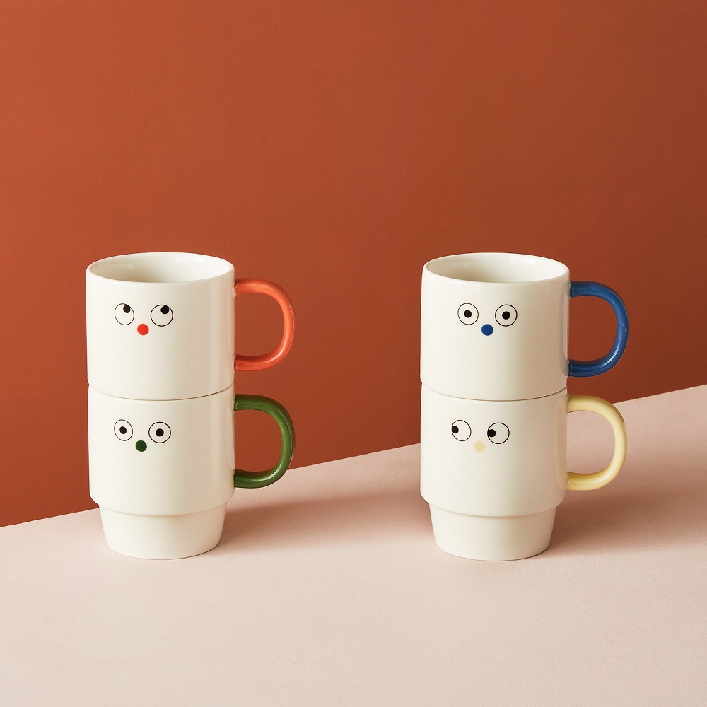 모던하우스 콩알이 머그컵 275ml 4종 세트 15,920원