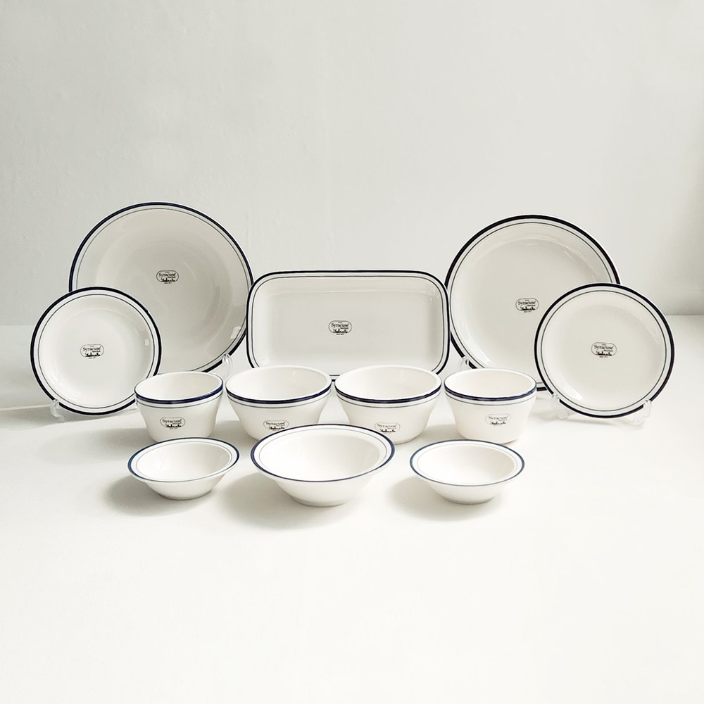 [형제주방] 시라쿠스 뉴욕 킹스인 2인 알뜰 그릇세트 신혼부부 도자기 홈세트 5종 141,200원