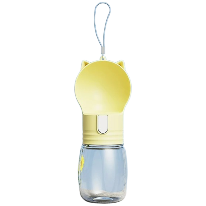 [라이프앤비] 강아지 휴대용 물통 원터치 펫물병 강아지 고양이 애견 물통 외출용품, 1개, 옐로우350ml 8,800원