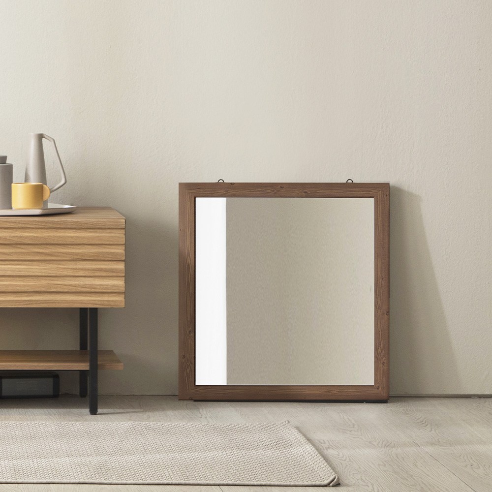 파로마 바비 600 벽걸이거울 거울 벽걸이거울 탁상거울 정사각형거울, 월넛 30,900원