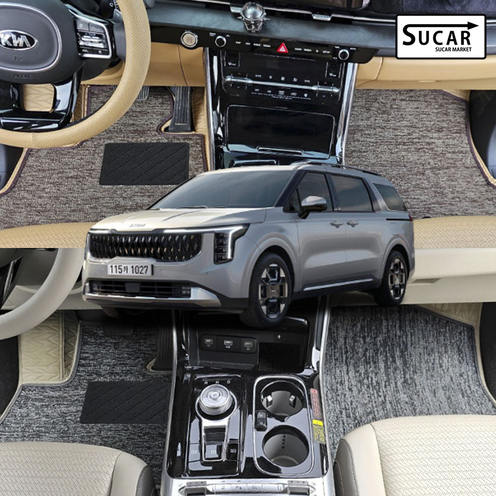 2024 더뉴 카니발 4세대 페이스리프트 리노 가죽 매트 뉴 코일매트 모노륨 장판효과 7/9인승 KA4 347,800원