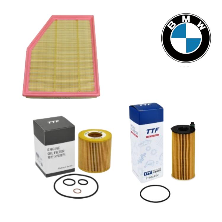 BMW 5시리즈 G바디 TTF엔진오일필터 + 에어필터 세트 49,800원