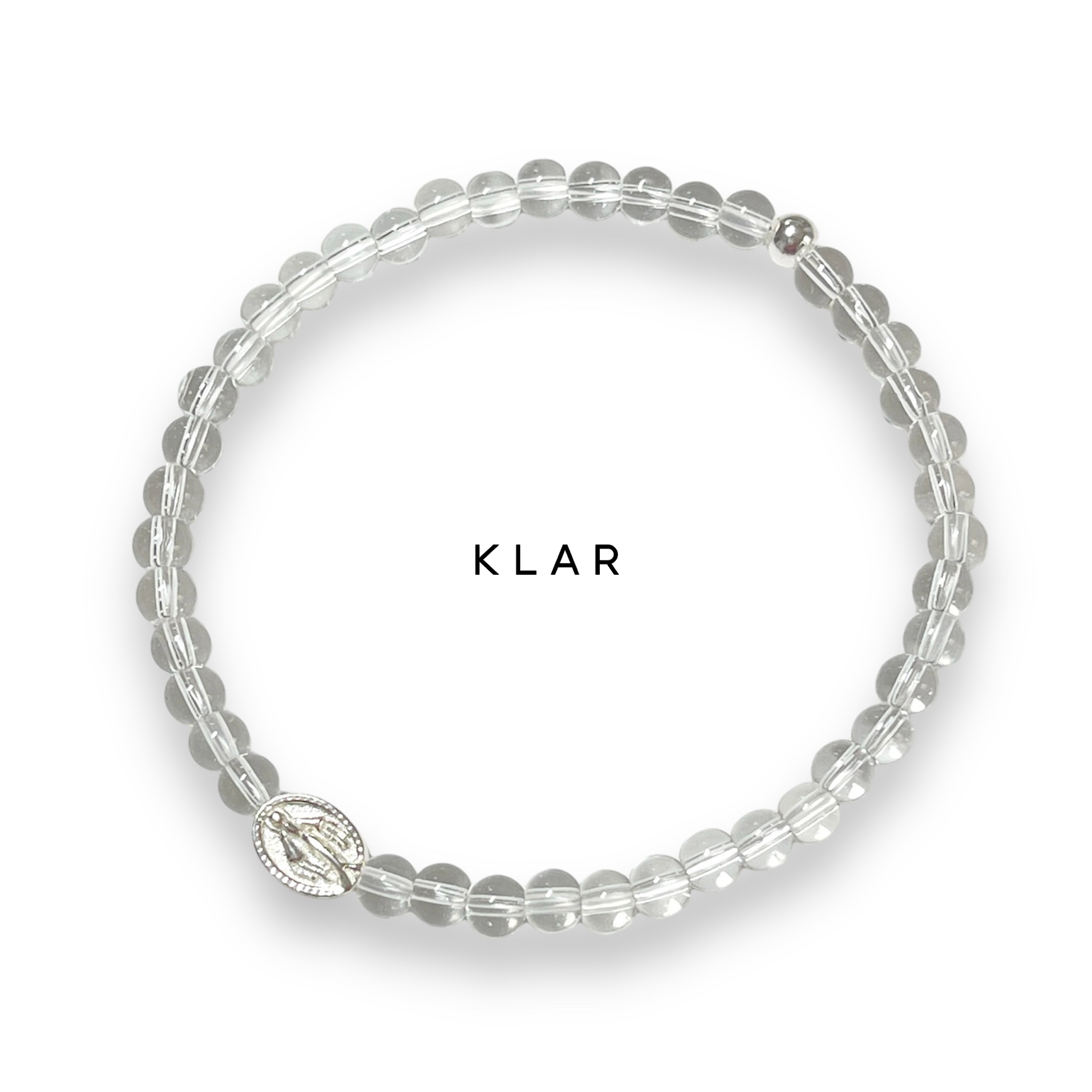 클라(KLAR) 천연 백수정 성모님 기적의 패 팔찌 (4미리) 20,700원