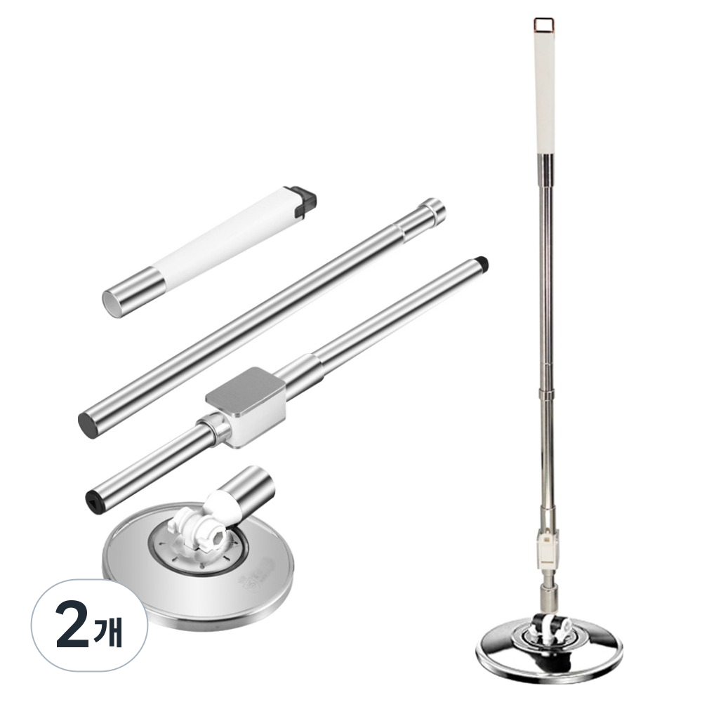 비상 스테인레스 통돌이 회전 물걸레 밀대 37,800원