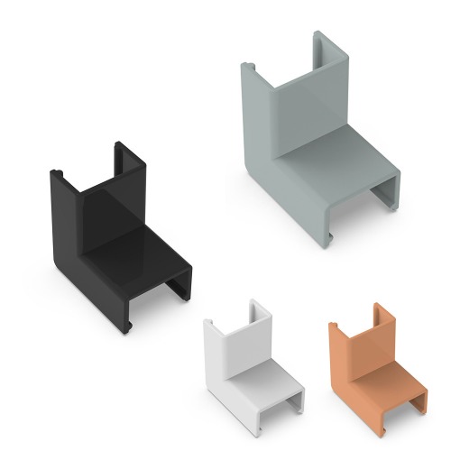 선바로 케이블 전선몰딩 내경캡 35X39X39mm 5호 1,000원