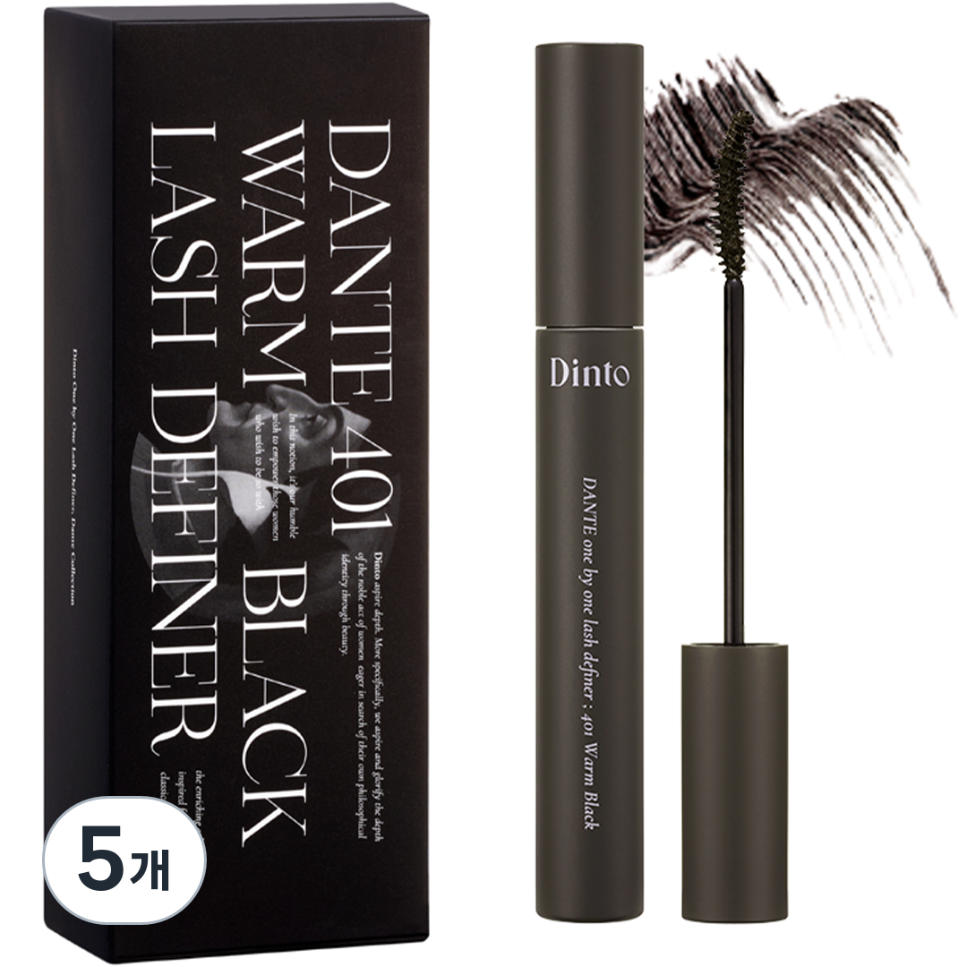 딘토 단테 원바이원 래쉬 디파이너 마스카라 7.5g, 웜블랙, 5개 105,000원