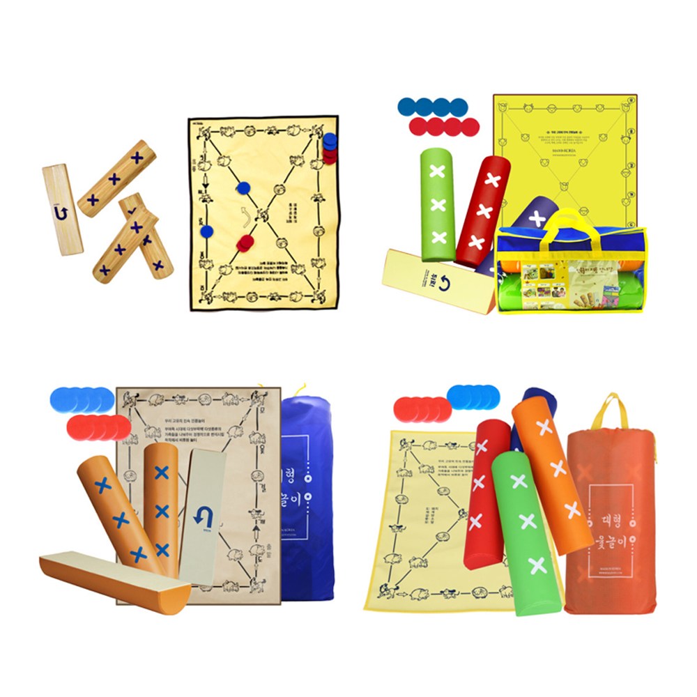 전통 민속 소형 중형 대형 윷놀이세트 나무 컬러 국산 윷가락 명절 놀이 84,600원