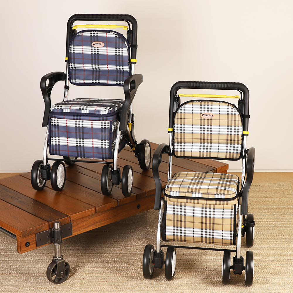 NEWELL F-800 원터치 실버카 보행보조차 노인용 보행기 보조차 할머니유모차 2가지 색상 선택 145,000원
