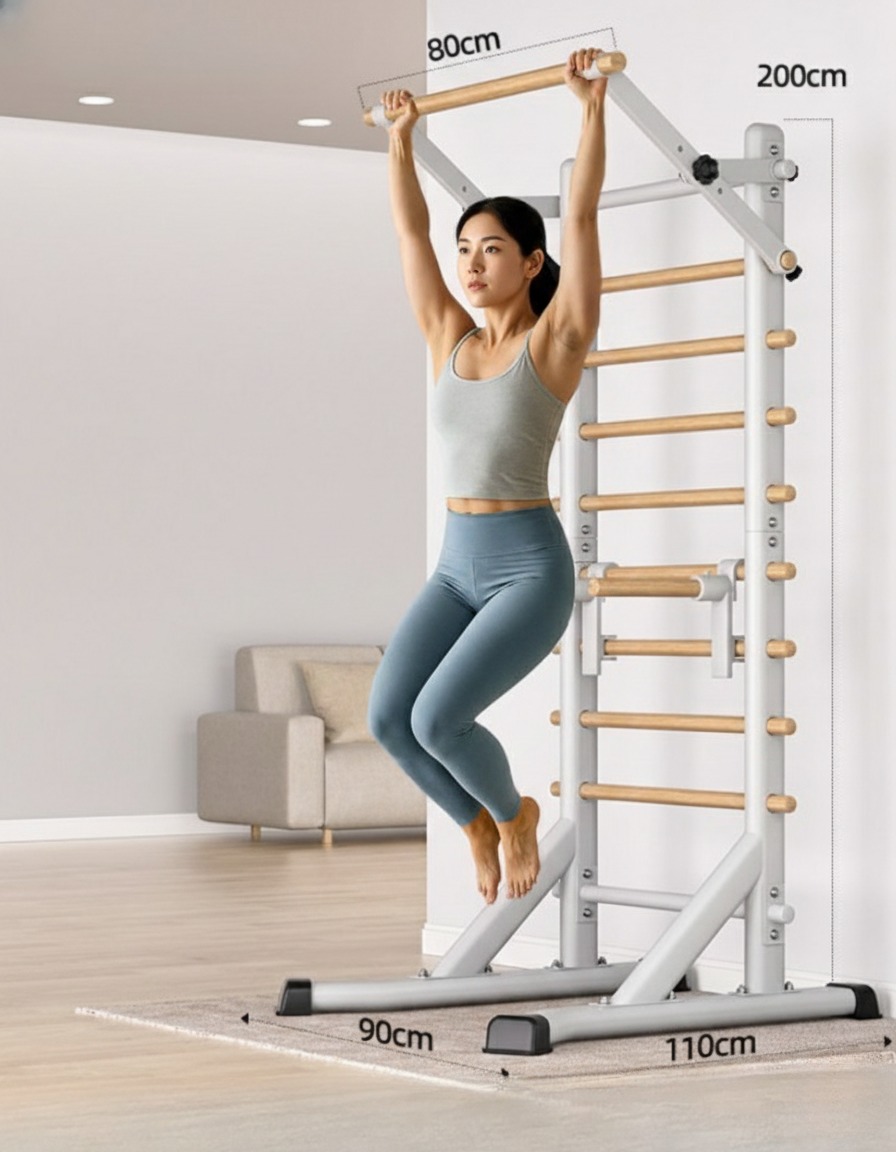 무타공 월바 턱걸이 실내용 스트레칭 운동기구, 1개, 무타공 블랙 + 풀업바 + 딥스핸들 405,300원