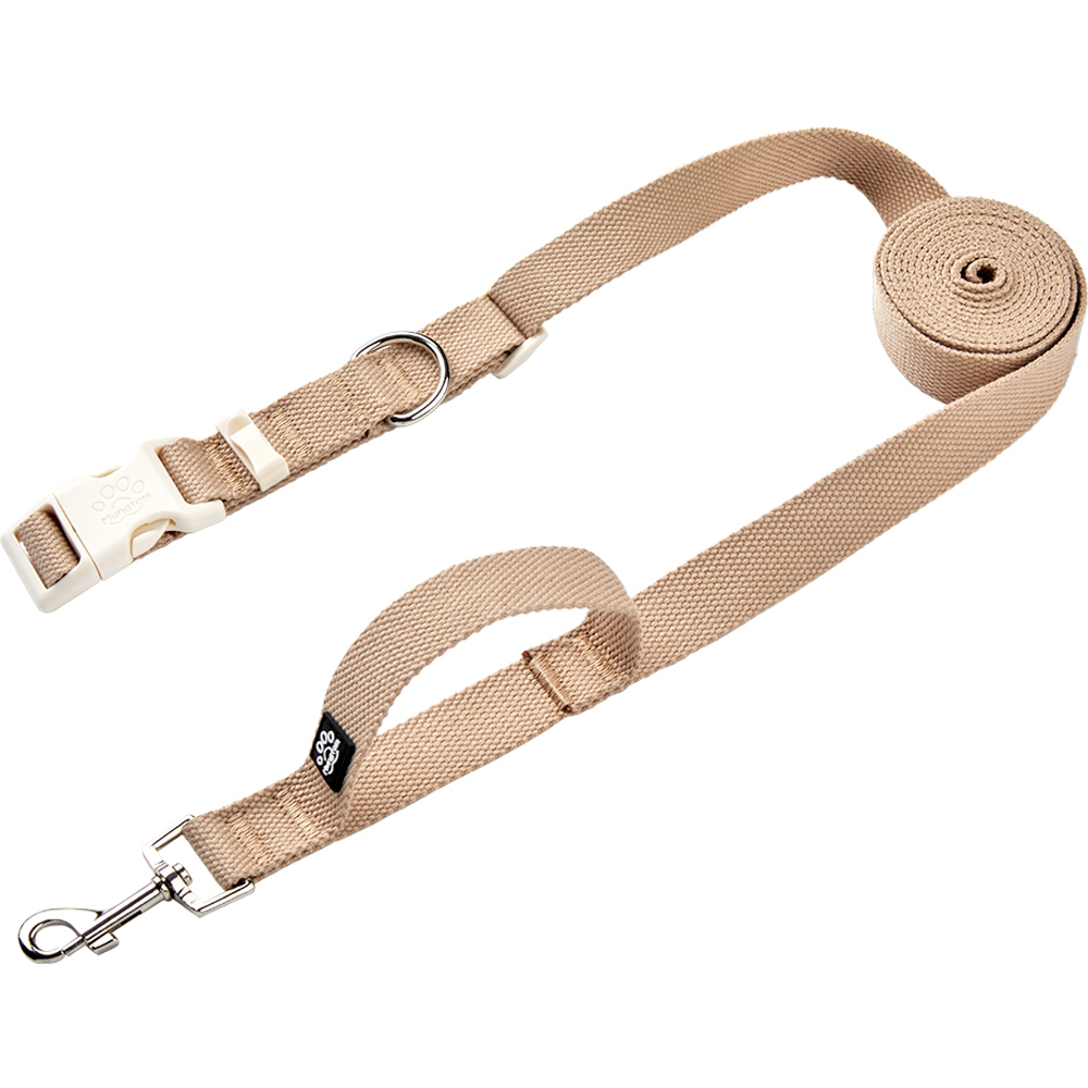 멍템 강아지 팔레트 핸즈프리 리드줄, 파스텔베이지, 1개 19,400원