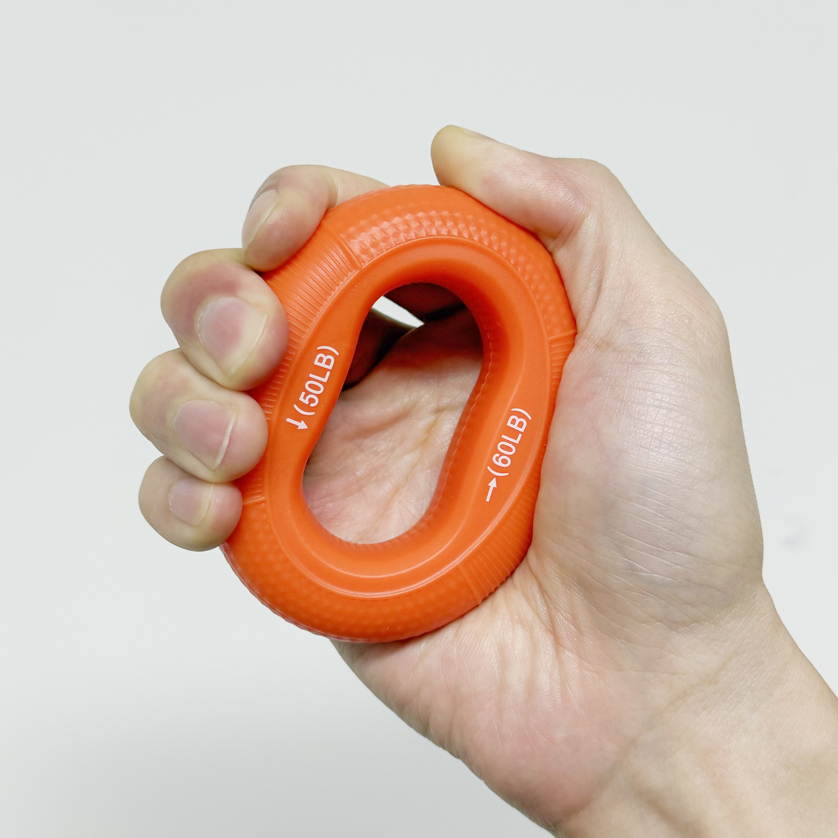 바디숨 듀얼 실리콘 악력기 도넛 손악력운동기, 오렌지(중급자용), 1개 6,000원