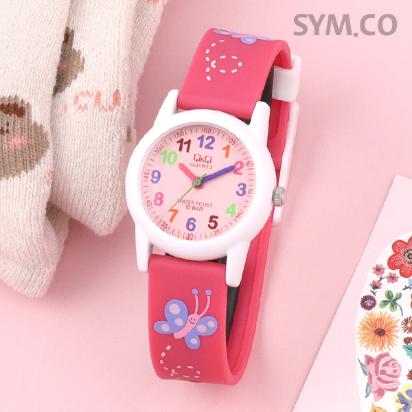 큐앤큐 아동시계 남녀 어린이시계 초등학교 입학 선물 유치원 졸업 선물 방수 손목 유아 시계 공부 선물 16,500원