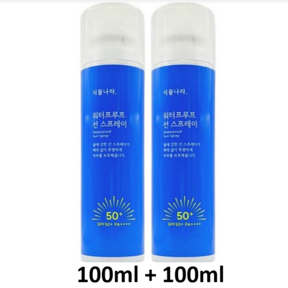 식물나라 산소수 워터프루프 선스프레이 단품 SPF50+ PA++++ [크림 샘플증정] 13,500원