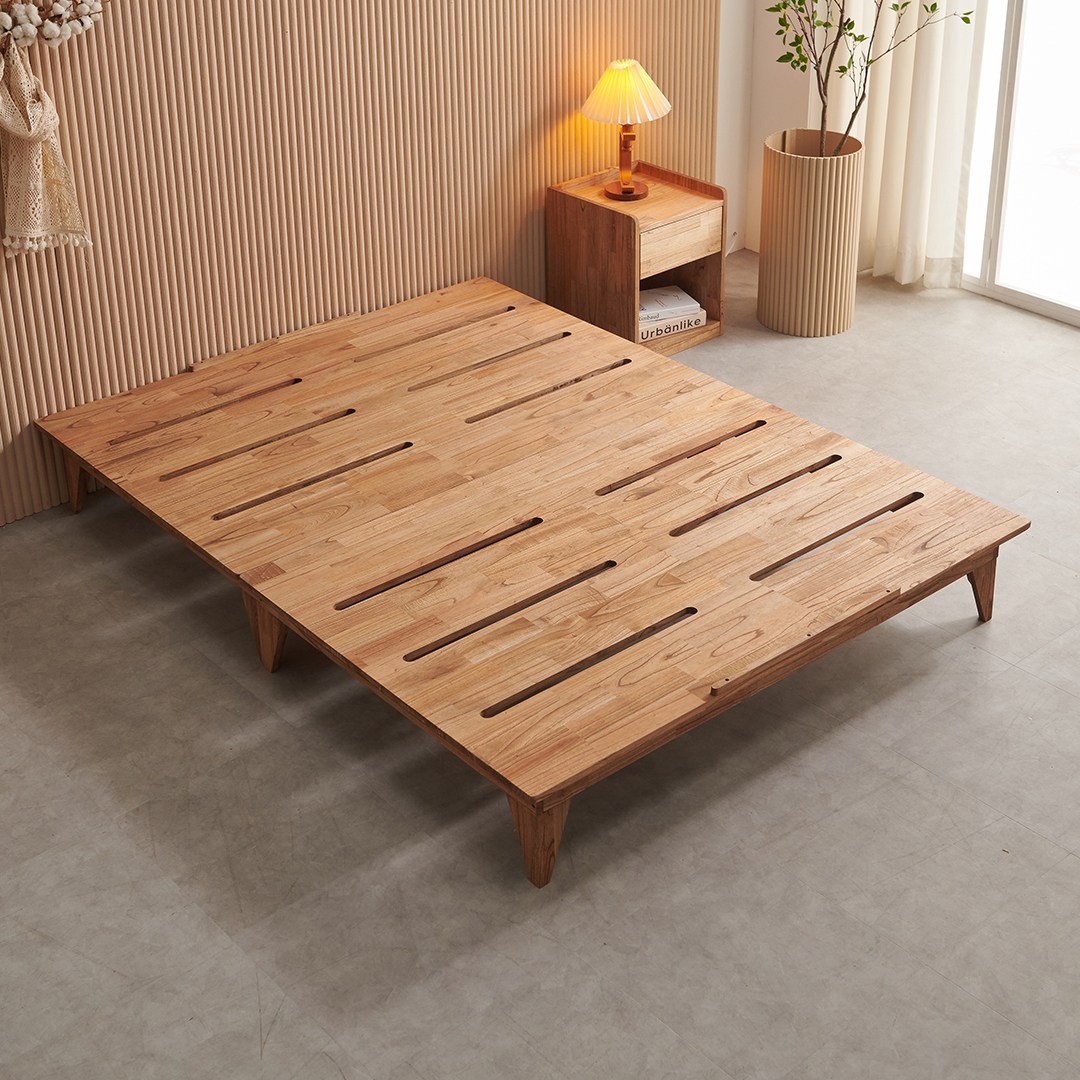 수오젠 참죽 평상형 침대 프레임 (SS/Q), 참죽 평상형 퀸(Q) (su_cj_Q) 브라운 499,000원