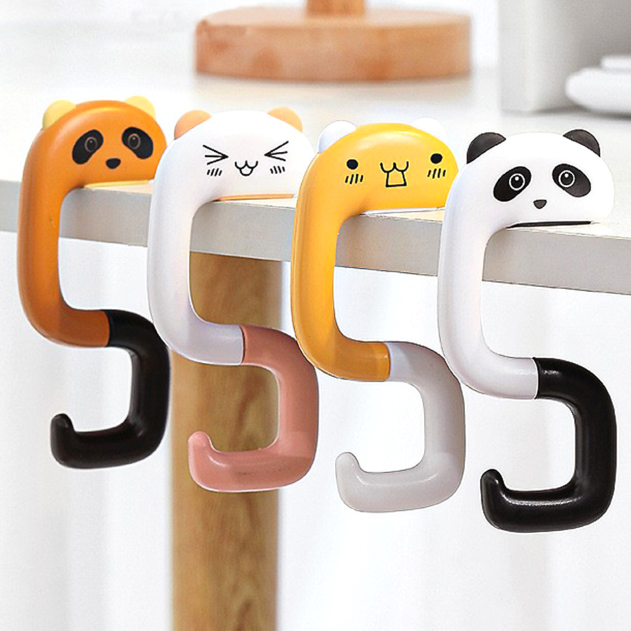 휴대용 동물 책상 가방걸이 무타공 책상걸이 책가방 거치 후크 고리 3,900원