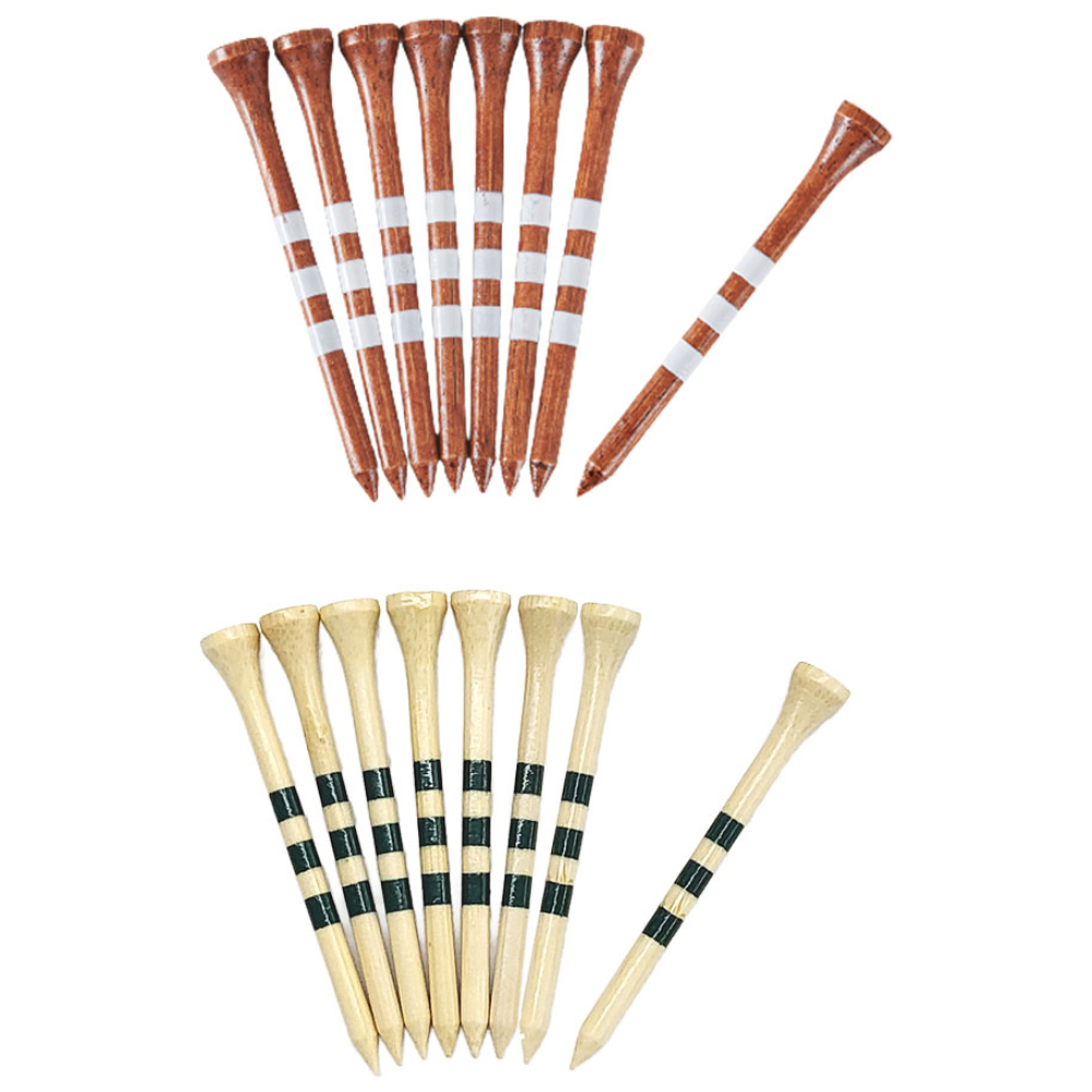 스윙클래식 프리미엄 대나무 골프티 롱티 높이조절 25개입 2팩 눈금 30~50mm, 우드+베이지 15,900원