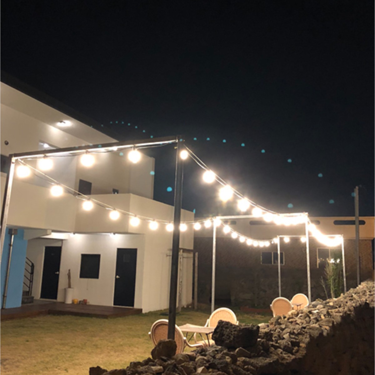 파티라이트 방수 LED 램프 포함 스트링 캠핑 카페 야외 조명, 1개 133,000원