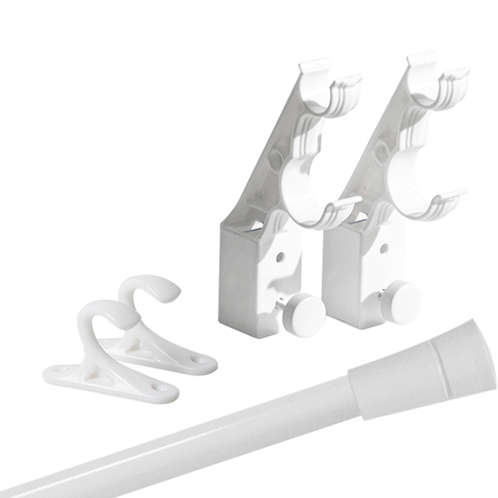 생활백서 못없이 설치하는 안뚫어고리 커튼봉용 2p + 커튼봉 + 후사고리 세트 2개입 12자 35,600원