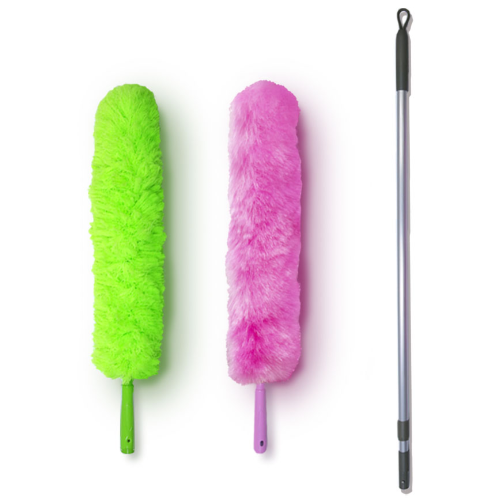 [하이쇼핑] 원더스틱 3종 1세트 먼지털이 먼지떨이개 초대형 먼지 청소 정전기 흡착 차량용 화장실 천장 청소, 1개 29,800원