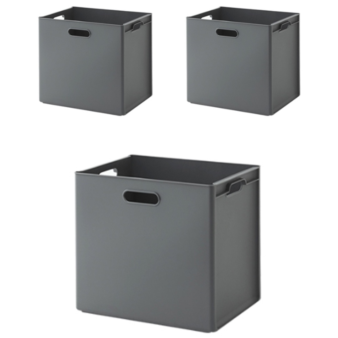 한샘 폴리 큐브 바스켓, 다크그레이, 3개 35,900원