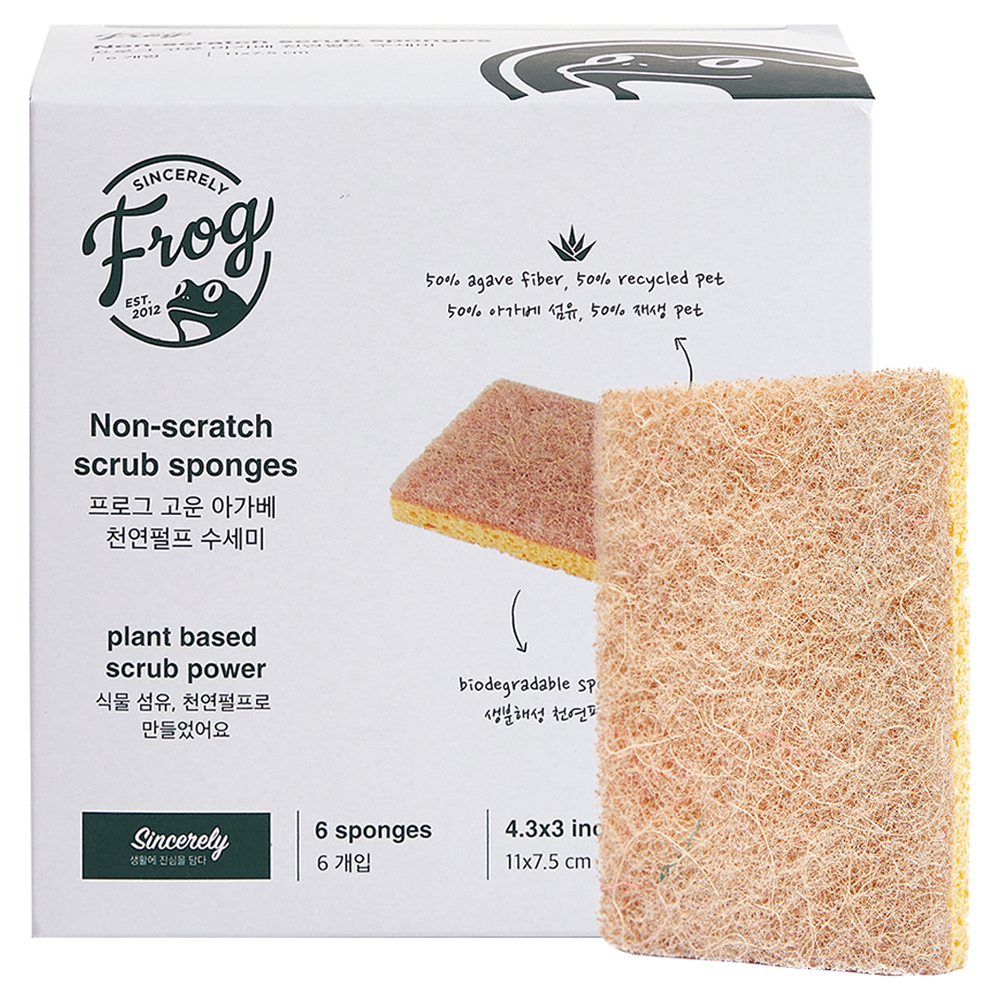 프로그 고운 아가베 천연펄프 수세미 6,610원