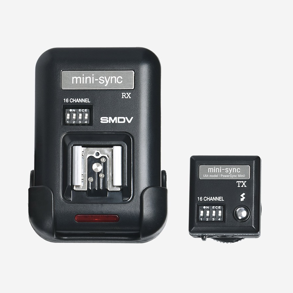 SMDV 무선동조기 미니싱크 세트(Kit) 플래시 동조 및 무선릴리즈 113,000원