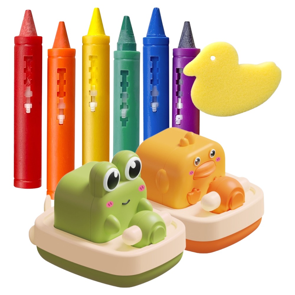 키저스 유아용 프로키와 오키 태엽보트 2종 + 목욕크레용 6종 + 오리 지우개 세트, 1세트, 혼합색상 14,300원