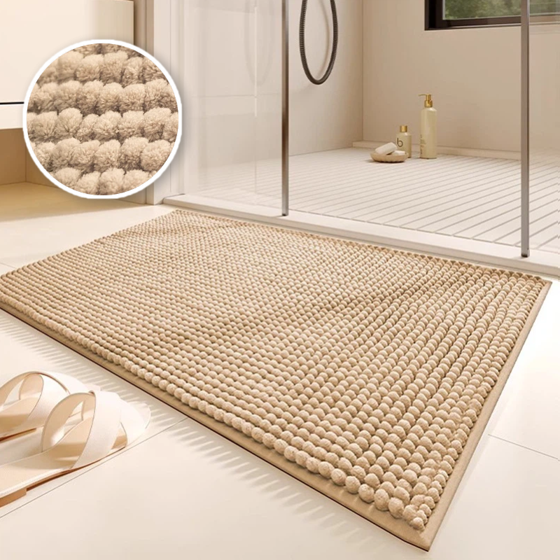 두툼한 욕실 발매트 극세사 발매트 먼지없는 부드러운 물세탁 가능 발매트, 카키 22,700원