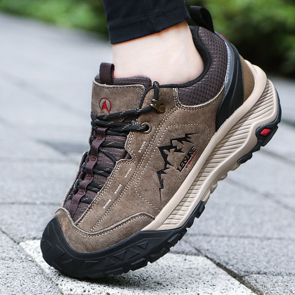 레저타임 레이시스 남성 등산화 가죽 생활방수 트레킹화 파워리딕 59,800원